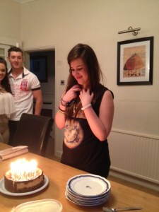 Emily and 18 candles