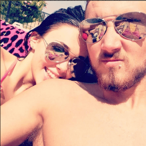 Rebecca is the one without the beard.