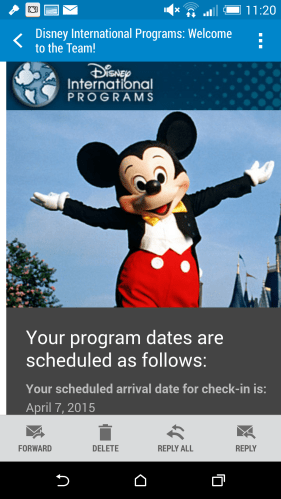 Disney email